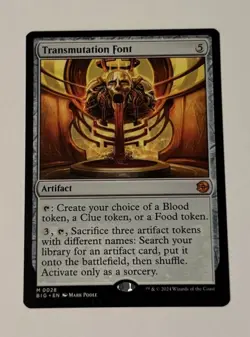 MTG Transmutation Font - Outlaws of Thunder Junction: The Big Score LP - Image 1