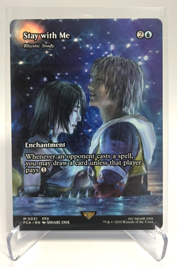 1x Stay with Me (Rhystic Study Showcase) - Final Fantasy FCA - MTG Magic NM - Image 1