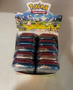 Pokemon Ascended Hero’s Mini Tin Display 10 tins - Image 2