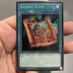 Ancient Rules LCKC-EN039 Unlimited Secret Rare Near Mint +Bonus FREE SHIPPING! - Image 1