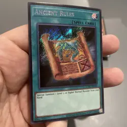 Ancient Rules LCKC-EN039 Unlimited Secret Rare Near Mint +Bonus FREE SHIPPING! - Image 2