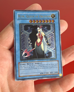 Yu-Gi-Oh! Ruin, Queen of Oblivion (SOI-EN034) ULTIMATE RARE, 1st EDITION, VLP - Image 1
