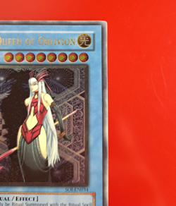 Yu-Gi-Oh! Ruin, Queen of Oblivion (SOI-EN034) ULTIMATE RARE, 1st EDITION, VLP - Image 4