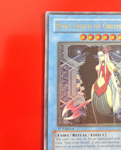 Yu-Gi-Oh! Ruin, Queen of Oblivion (SOI-EN034) ULTIMATE RARE, 1st EDITION, VLP - Image 5