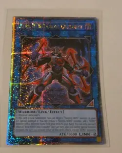 Yu-Gi-Oh Xtra HERO Cross Crusader Quarter Century Secret Rare RA04-EN076 - Image 2