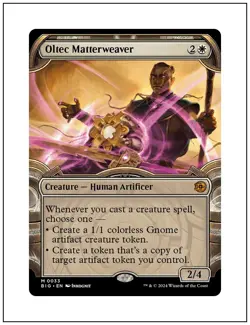 1x Oltec Matterweaver, Showcase Art, Outlaws of Thunder Junction, MTG NM - Image 1