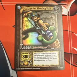 One Piece CCG Instinctive Shooting Skills Usopp C (G7010) Holo 2005 English - Image 1