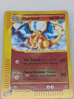 Charizard 039/165 Expedition Base Set Reverse Holo Rare Pokemon TCG Nintendo LP - Image 3