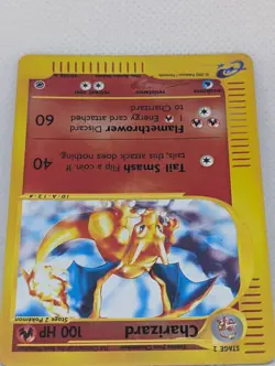 Charizard 039/165 Expedition Base Set Reverse Holo Rare Pokemon TCG Nintendo LP - Image 4