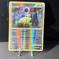 Snorlax 33/95 Call Of Legends Reverse Holo Pokemon Card LP - Image 1