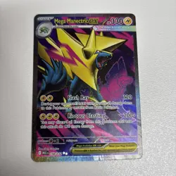 Pokemon TCG Mega Manectric Ex Ultra Rare 158/132 Mega Evolution TCG Card NM - Image 1