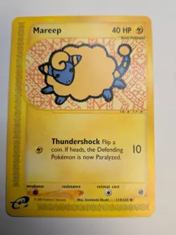 Mareep 119/165 Expedition Pokemon Card WoTC E-Reader - Image 1