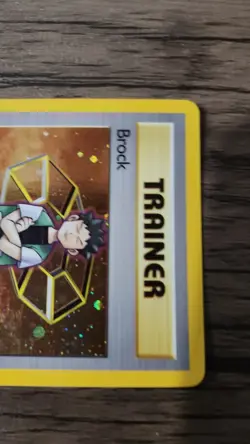 Pokemon TCG Card Brock 15/132 Gym Heroes Unlimited Holo Rare - Image 2