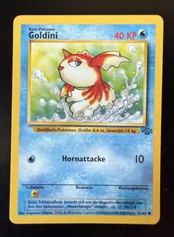 Goldeen/Goldini German 52/64 Pokemon Jungle Regular Common Card Pokemon TCG - Image 1