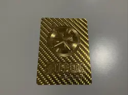 One Piece Wanted Poster Gold Fan Art Card Collectible - Monkey D Luffy - - Image 2