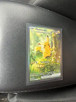 Pikachu EX Pokemon TCG 200 HP 120 Attack ASC Set Card 276/217 Basic Electric - Image 3