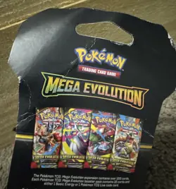 Pokemon Cards - Mega Evolution - Sleeved Booster Pack [10 Cards] - New Sealed - Image 3