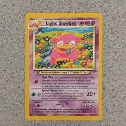 Pokemon Light Slowbro Neo Destiny Uncommon 51/105 80HP Regular Card - Image 1
