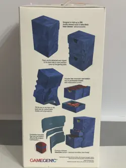 STRONGHOLD 200+ XL Deck Box GameGenic - BLUE - BRAND NEW - Image 3