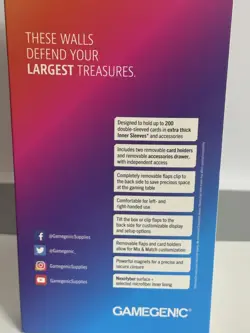 STRONGHOLD 200+ XL Deck Box GameGenic - BLUE - BRAND NEW - Image 5