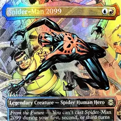 Spider-Man 2099 (Borderless) - FOIL - MTG - SPM - 0205 - RARE ~ NM - Image 1