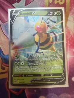 Beedrill V - 001/189 - Pokemon Astral Radiance Sword & Shield Ultra Rare Card NM - Image 1
