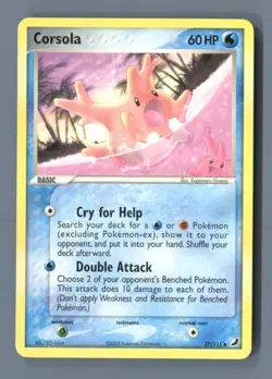 Corsola 37/115 Uncommon Unseen Forces Pokemon Lightly Played - Image 1