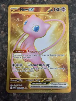 Pokemon TCG Mew EX 205/165 Scarlet & Violet 151 Holo Hyper Rare - Image 1