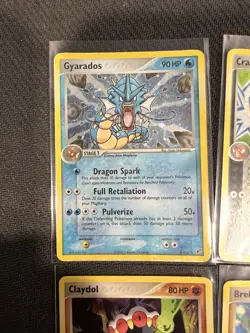 Pokemon Holo Rare Ex Deoxys Gyarados 8/107, Breloom 3, Claydol 5, Crawdaunt 6 - Image 2