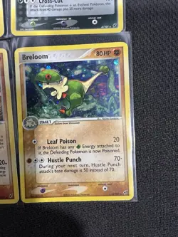 Pokemon Holo Rare Ex Deoxys Gyarados 8/107, Breloom 3, Claydol 5, Crawdaunt 6 - Image 5