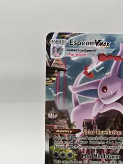 Pokemon Espeon VMAX Alternate Art Secret Rare 270/264 Fusion Strike Holo 310 HP - Image 4