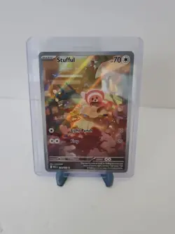 POKEMON MEGA EVOLUTION IR STUFFUL ILLUSTRATION RARE FULL ART 154/132 - Image 1