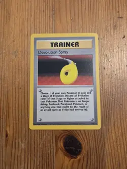 Pokemon Devolution Spray Trainer Base Set 72/102 Rare - Image 1