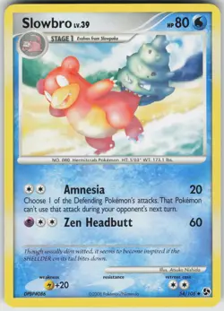 Pokemon Slowbro 54/106 Great Encounters Uncommon NM - Image 1
