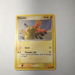 Pokemon Pikachu 016/017 POP Series 2 Regular Common Basic 40 HP Thunder Jolt - Image 1