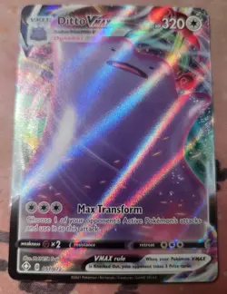 Pokemon TCG Ditto VMAX Shining Fates 051/072 Holo Ultra Rare - Image 1