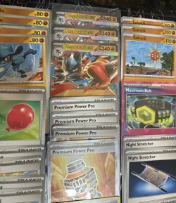 Mega Lucario Ex & Lunatone - Play Pokemon TCG - Custom 2 Lots Dragapult Ex Deck - Image 1