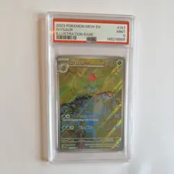 Pokemon Ivysaur Illustration Rare Holo 167/165 Scarlet & Violet 100 HP PSA 9 - Image 1