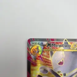 M Mewtwo EX Full Art Ultra Rare Holo Breakthrough 160/162 Mega Pokemon TCG - Image 3