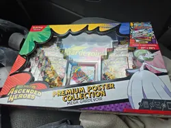Pokemon TCG Ascended Heroes Premium Poster Collection Mega Gardevoir Damaged Box - Image 1