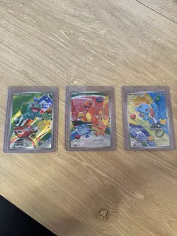 Pokemon TCG First Partner Illustration Collection Series 1 Kanto GEN 1 Starters - Image 1
