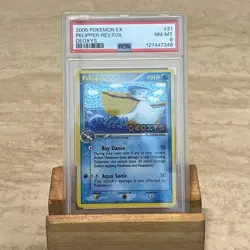 Psa 8 Pokemon Ex 2005 Pelipper Rev. Foil Deoxys #21 - Image 3