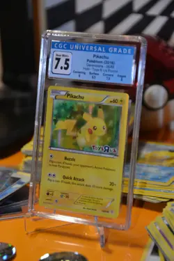 Pokemon TCG CGC 7.5 NM+ Pikachu 26/83 Toys-R-Us Promo Generations Subgrade Stamp - Image 1