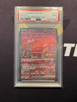 2023 POKEMON SVP EN-SV BLACK STAR PROMO 151 ULTRA-PREM COLL #053 MEW EX PSA 9 - Image 1