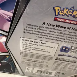 Pokemon TCG V Heroes Tin Umbreon V Sealed 820650851322 - Image 4