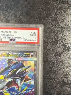 2025 POKEMON PFL EN MEGA SHARPEDO ex SPECIAL ILLUSTRATION RARE #127 💎 PSA 9 - Image 2