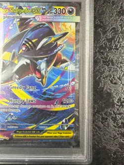 2025 POKEMON PFL EN MEGA SHARPEDO ex SPECIAL ILLUSTRATION RARE #127 💎 PSA 9 - Image 5