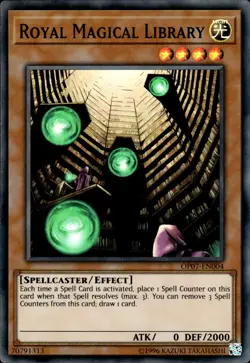 Royal Magical Library - Super Rare OP07-EN004 - LP - YuGiOh - Image 1