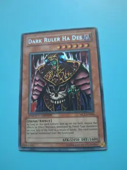 Yugioh Card - Dark Ruler Ha Des Secret Rare MC1-RN006 MP - Image 1