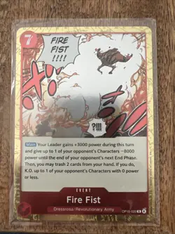 One Piece English - Fire Fist - OP15-020 - R - NM x4 - Image 1
